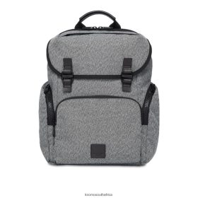 KNOMO Laptop Bag - KNOMO Laptop Backpack - 15'' (#LiveFree Backpack) Grey/Black B2R0P07 Bags