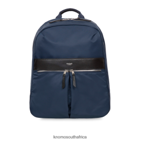 KNOMO Messenger Bag - KNOMO Beauchamp 14'' Laptop Backpack Navy Blazer/Silver Hardware B2R0P045 Bags