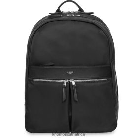 KNOMO Messenger Bag - KNOMO Beaufort 15.6'' Laptop Backpack Black/Silver Hardware B2R0P024 Bags