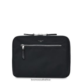 KNOMO Messenger Bag - KNOMO KNOMAD X-BODY ORGANISER 10.5'' Black/Silver Hardware B2R0P051 Travel Accessories