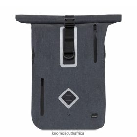 KNOMO Messenger Bag - KNOMO Kew Roll Top 15'' Laptop Backpack Grey/Black Hardware B2R0P036 Bags