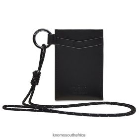 KNOMO Messenger Bag - KNOMO Leather Cardholder Lanyard Black B2R0P075 New Forest Collection