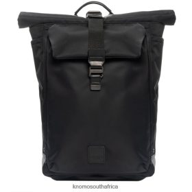 KNOMO Messenger Bag - KNOMO Novello Roll Top 15'' Laptop Backpack Black Hardware B2R0P018 Bags