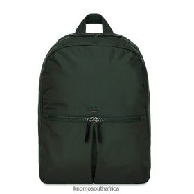 KNOMO South Africa - KNOMO Bottle Green Berlin 15'' Laptop Backpack Bottle Green/Gunmetal Hardware B2R0P044 Bags