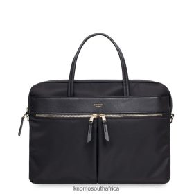 KNOMO South Africa - KNOMO Hanover Womens 14'' Slim Soft Laptop Briefcase Black/Gold Hardware B2R0P011 Bags
