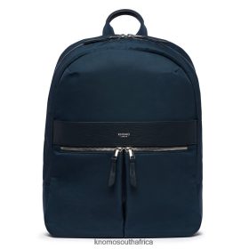 KNOMO South Africa - KNOMO Laptop Backpack - 14'' Dark Navy Blazer/Silver Hardware B2R0P035 Bags